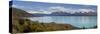 Mount Cook and Lake Pukaki, Mount Cook National Park, Canterbury Region-Stuart Black-Stretched Canvas