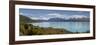 Mount Cook and Lake Pukaki, Mount Cook National Park, Canterbury Region-Stuart Black-Framed Premium Photographic Print