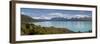 Mount Cook and Lake Pukaki, Mount Cook National Park, Canterbury Region-Stuart Black-Framed Photographic Print