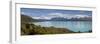 Mount Cook and Lake Pukaki, Mount Cook National Park, Canterbury Region-Stuart Black-Framed Photographic Print