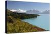 Mount Cook and Lake Pukaki, Mount Cook National Park, Canterbury Region-Stuart Black-Stretched Canvas