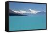 Mount Cook and Lake Pukaki, Mount Cook National Park, Canterbury Region-Stuart Black-Framed Stretched Canvas