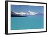 Mount Cook and Lake Pukaki, Mount Cook National Park, Canterbury Region-Stuart Black-Framed Photographic Print