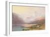 Mount Cook and Lake Pukaki, South Island, New Zealand, 1872-Nicholas Chevalier-Framed Giclee Print