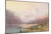 Mount Cook and Lake Pukaki, South Island, New Zealand, 1872-Nicholas Chevalier-Mounted Giclee Print