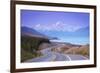 Mount Cook (Aoraki) Illuminated-Doug Pearson-Framed Photographic Print