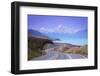 Mount Cook (Aoraki) Illuminated-Doug Pearson-Framed Photographic Print