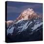 Mount Cook, Aoraki, Mount Cook National Park, Canterbury, South Island, New Zealand-Rainer Mirau-Stretched Canvas