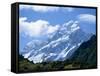 Mount Cook, at 3755M, the Highest Mountain in N.Z., Canterbury, South Island, New Zealand, Pacific-Robert Francis-Framed Stretched Canvas