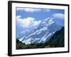 Mount Cook, at 3755M, the Highest Mountain in N.Z., Canterbury, South Island, New Zealand, Pacific-Robert Francis-Framed Photographic Print