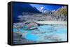 Mount Cook National Park, UNESCO World Heritage Site, South Island, New Zealand, Pacific-Michael Runkel-Framed Stretched Canvas