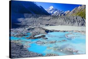 Mount Cook National Park, UNESCO World Heritage Site, South Island, New Zealand, Pacific-Michael Runkel-Stretched Canvas