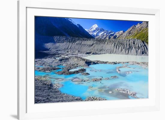 Mount Cook National Park, UNESCO World Heritage Site, South Island, New Zealand, Pacific-Michael Runkel-Framed Photographic Print