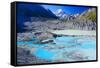 Mount Cook National Park, UNESCO World Heritage Site, South Island, New Zealand, Pacific-Michael Runkel-Framed Stretched Canvas