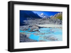 Mount Cook National Park, UNESCO World Heritage Site, South Island, New Zealand, Pacific-Michael Runkel-Framed Photographic Print