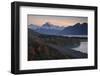 Mount Cook on an autumn morning, Southern Alps, South Island, New Zealand, Pacific-JIA HE-Framed Photographic Print