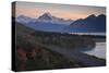 Mount Cook on an autumn morning, Southern Alps, South Island, New Zealand, Pacific-JIA HE-Stretched Canvas