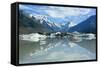 Mount Cook Scenery Stunning Mountains and Tasman-null-Framed Stretched Canvas