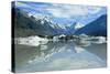 Mount Cook Scenery Stunning Mountains and Tasman-null-Stretched Canvas