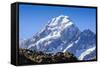 Mount Cook, the Highest Mountain in New Zealand, South Island, New Zealand, Pacific-Michael Runkel-Framed Stretched Canvas