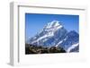 Mount Cook, the Highest Mountain in New Zealand, South Island, New Zealand, Pacific-Michael Runkel-Framed Photographic Print