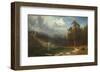 Mount Corcoran, c. 1876-1877-Albert Bierstadt-Framed Art Print