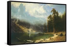 Mount Corcoran-Albert Bierstadt-Framed Stretched Canvas