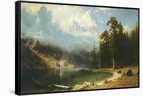 Mount Corcoran-Albert Bierstadt-Framed Stretched Canvas