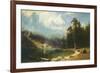 Mount Corcoran-Albert Bierstadt-Framed Premium Giclee Print