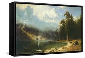 Mount Corcoran-Albert Bierstadt-Framed Stretched Canvas
