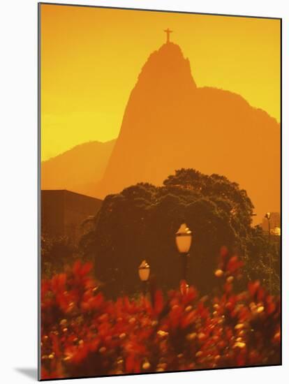 Mount Corcovado, Rio de Janeiro, Brazil-null-Mounted Photographic Print
