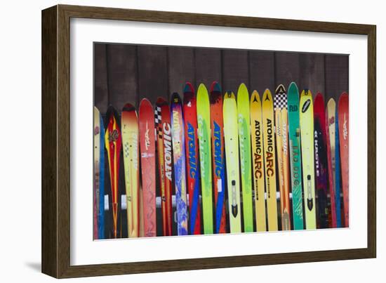 Mount Crested Butte Ski Village, Crested Butte, Colorado, USA-Walter Bibikow-Framed Photographic Print