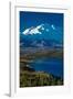 Mount Denali, previously known as McKinley from Wonder Lake, Denali National Park, Alaska-null-Framed Photographic Print