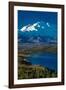 Mount Denali, previously known as McKinley from Wonder Lake, Denali National Park, Alaska-null-Framed Photographic Print