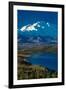 Mount Denali, previously known as McKinley from Wonder Lake, Denali National Park, Alaska-null-Framed Photographic Print