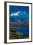 Mount Denali, previously known as McKinley from Wonder Lake, Denali National Park, Alaska-null-Framed Photographic Print