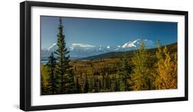 Mount Denali, previously known as McKinley from Wonder Lake, Denali National Park, Alaska-null-Framed Photographic Print