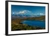 Mount Denali, previously known as McKinley from Wonder Lake, Denali National Park, Alaska-null-Framed Photographic Print