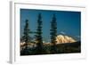 Mount Denali, previously known as McKinley from Wonder Lake, Denali National Park, Alaska-null-Framed Photographic Print