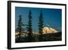 Mount Denali, previously known as McKinley from Wonder Lake, Denali National Park, Alaska-null-Framed Photographic Print