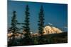 Mount Denali, previously known as McKinley from Wonder Lake, Denali National Park, Alaska-null-Mounted Photographic Print