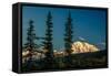 Mount Denali, previously known as McKinley from Wonder Lake, Denali National Park, Alaska-null-Framed Stretched Canvas