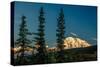 Mount Denali, previously known as McKinley from Wonder Lake, Denali National Park, Alaska-null-Stretched Canvas