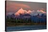 Mount Denali, previously known as McKinley from Wonder Lake, Denali National Park, Alaska-null-Stretched Canvas