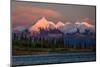 Mount Denali, previously known as McKinley from Wonder Lake, Denali National Park, Alaska-null-Mounted Photographic Print