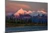 Mount Denali, previously known as McKinley from Wonder Lake, Denali National Park, Alaska-null-Mounted Photographic Print