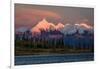 Mount Denali, previously known as McKinley from Wonder Lake, Denali National Park, Alaska-null-Framed Photographic Print