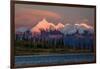 Mount Denali, previously known as McKinley from Wonder Lake, Denali National Park, Alaska-null-Framed Photographic Print