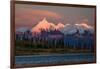 Mount Denali, previously known as McKinley from Wonder Lake, Denali National Park, Alaska-null-Framed Photographic Print