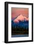 Mount Denali, previously known as McKinley from Wonder Lake, Denali National Park, Alaska-null-Framed Photographic Print